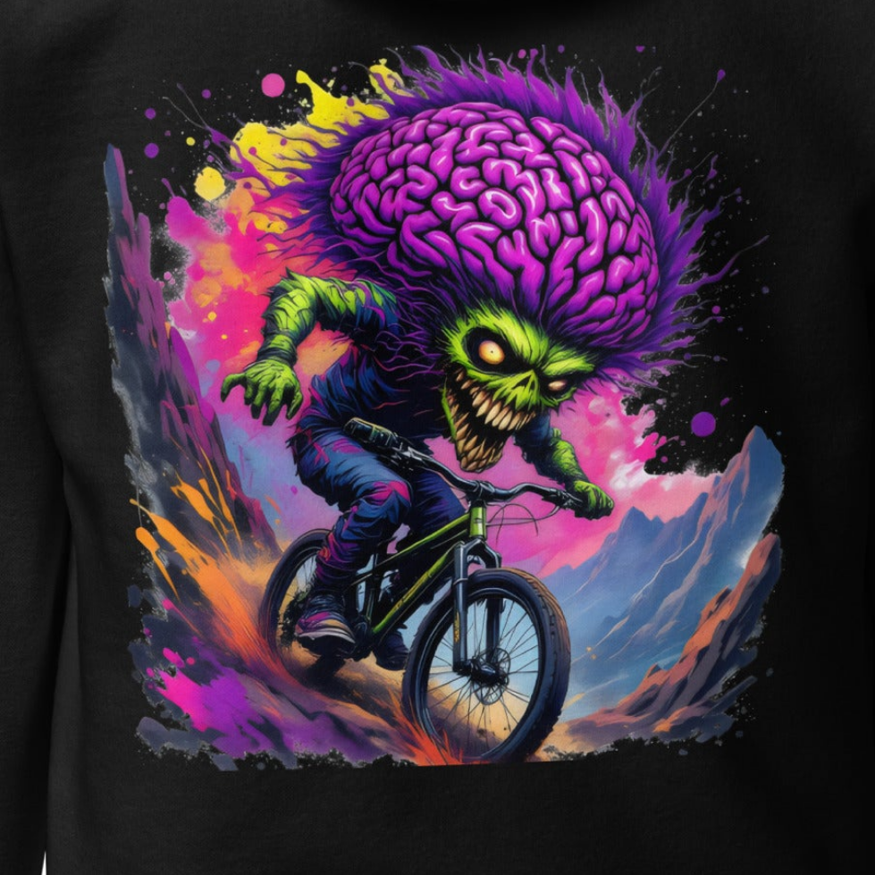 Unisex brains monster rider premium Hoodie