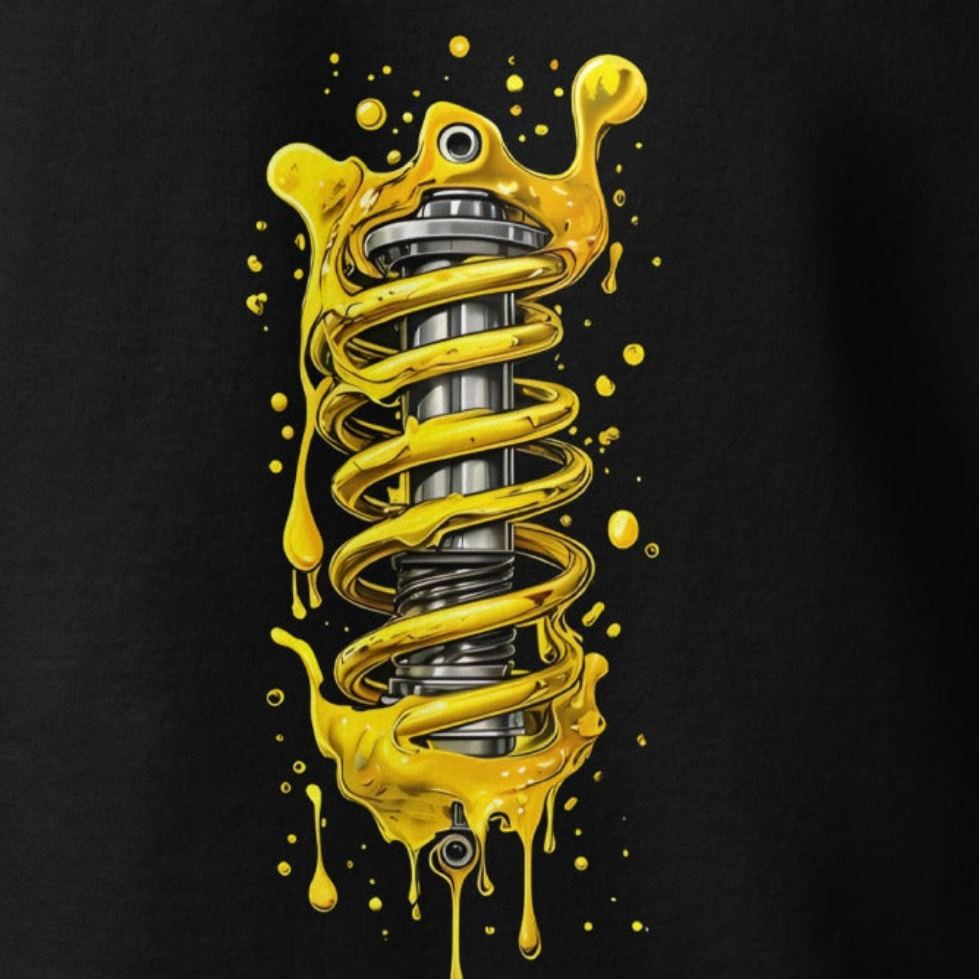 Unisex DH Coil suspension twin print Premium Hoodie