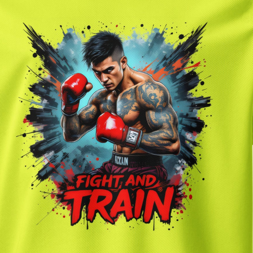Unisex Fight and train kickboxer sports jersey