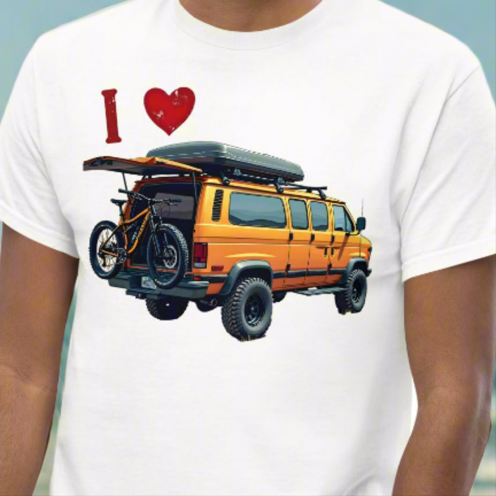 Unisex I love my van classic tee