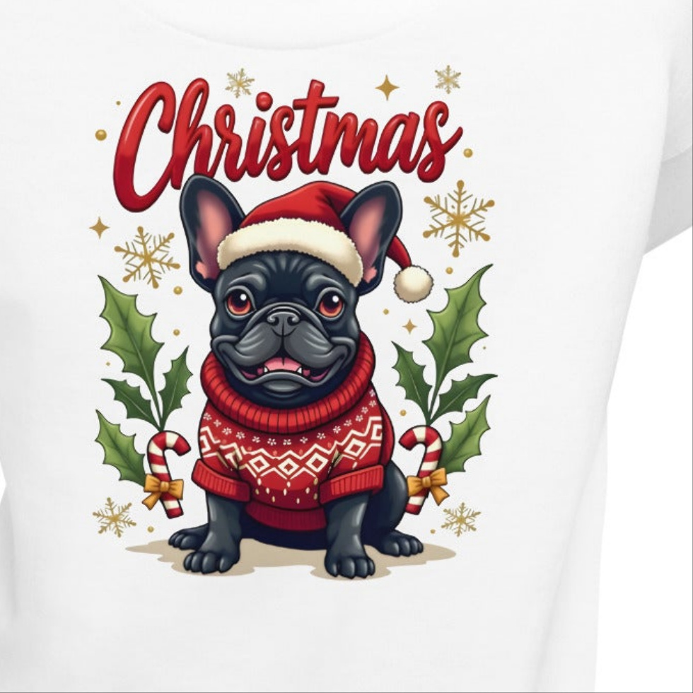 Unisex Christmas Frenchy with candy cane Premium Hoodie
