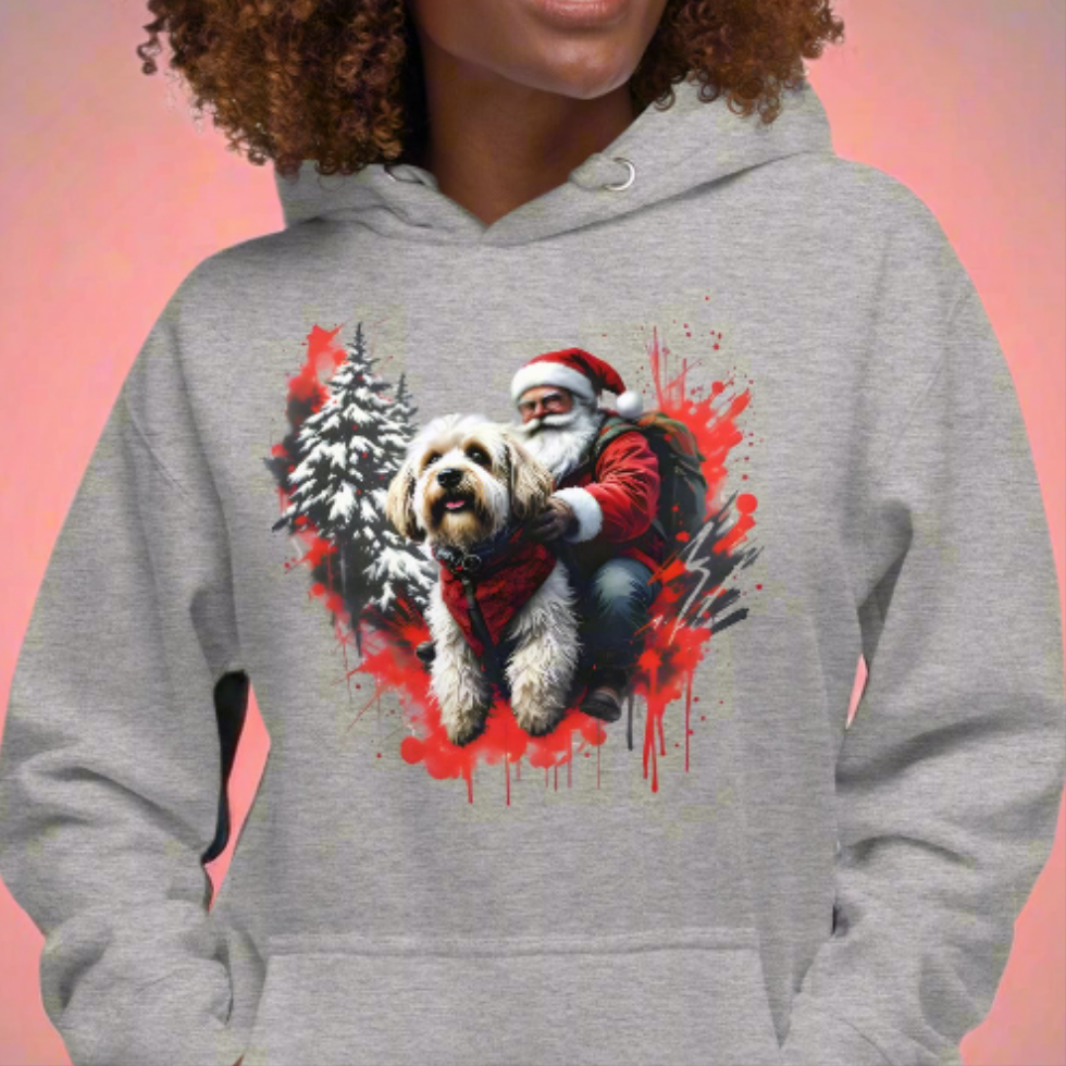 Unisex Twin print Christmas delivery Premium Hoodie