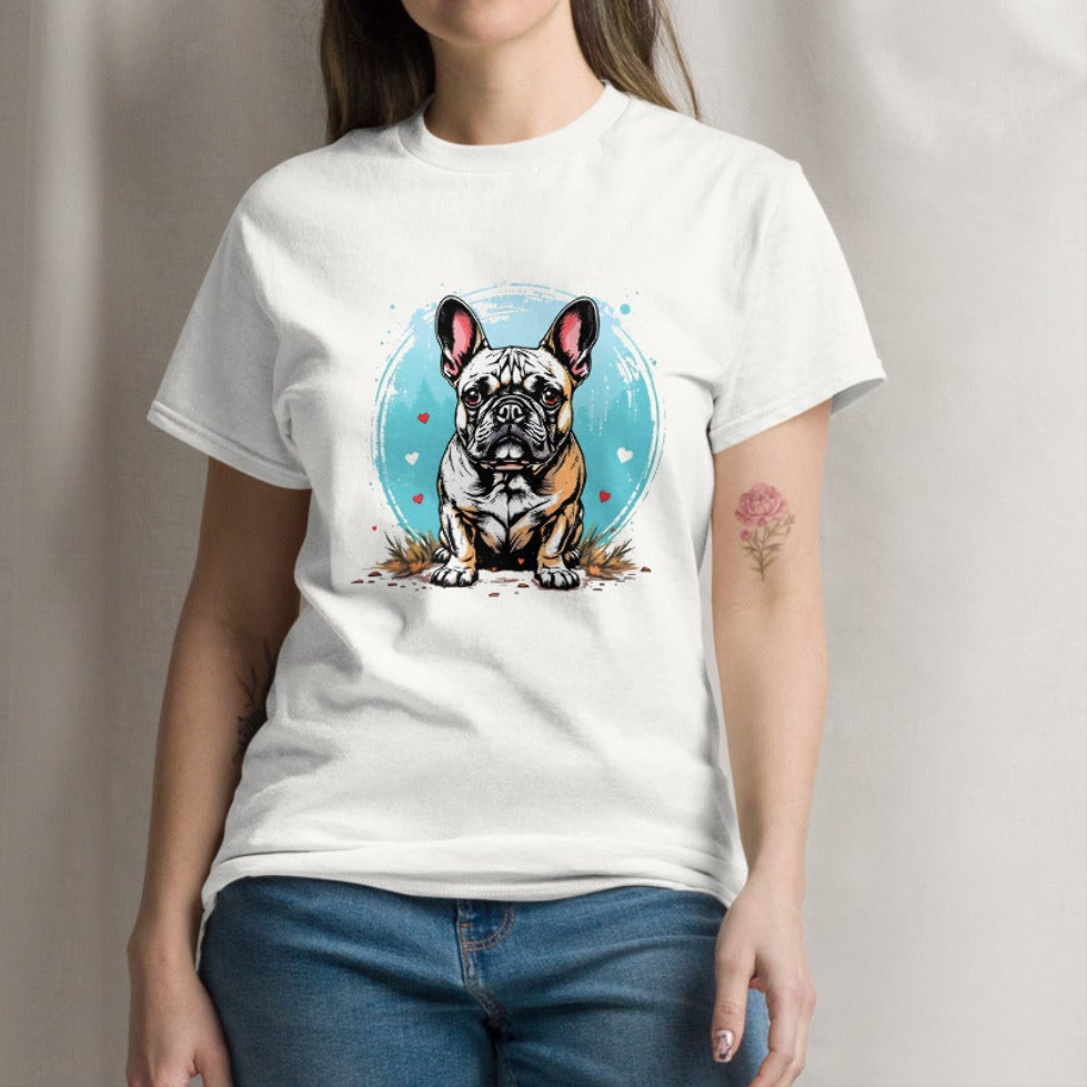 Unisex Cartoon Frenchy illustrated design classic tee
