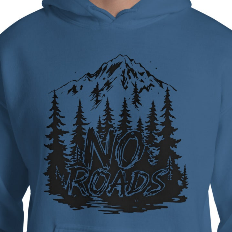 Unisex No roads adventure classic Hoodie