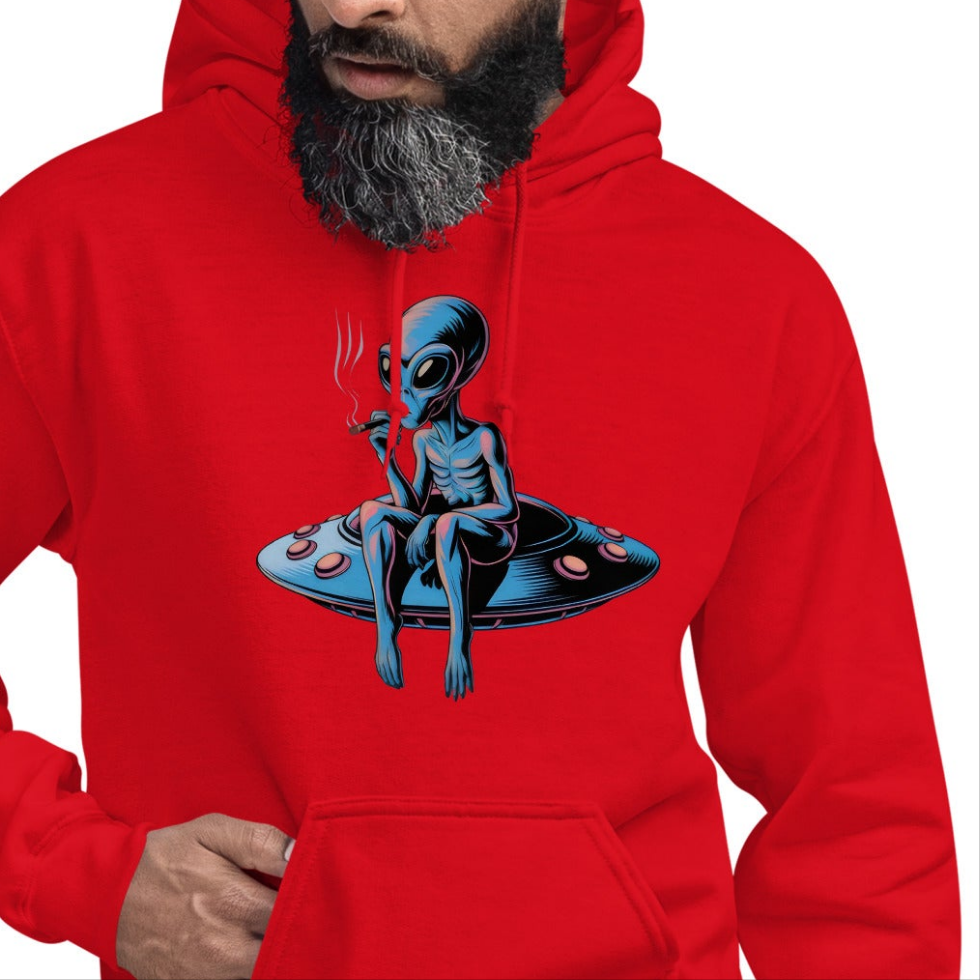 Unisex UFO Would anyone like a lift Hoodie