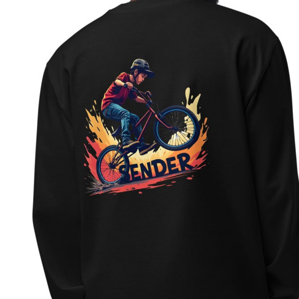 Premium todays BMX sender rad splash classic long sleeve shirt