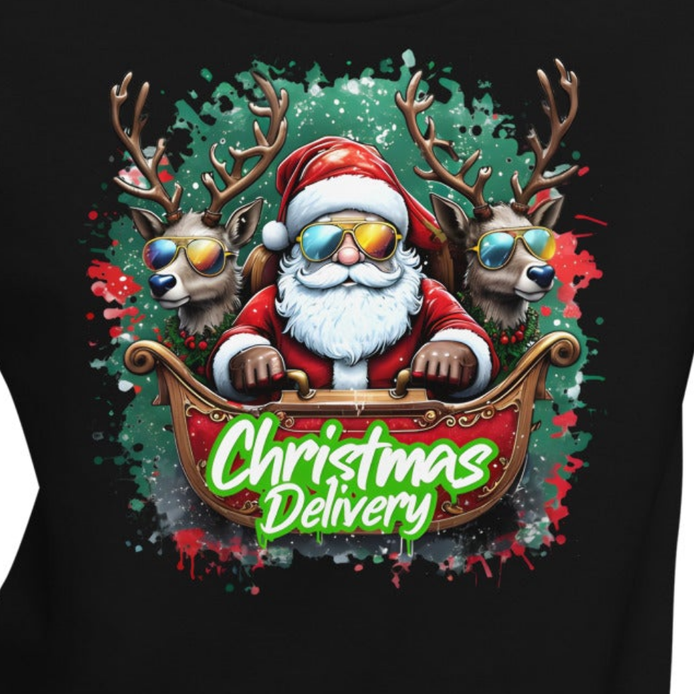 Unisex Twin print Christmas delivery Premium Hoodie