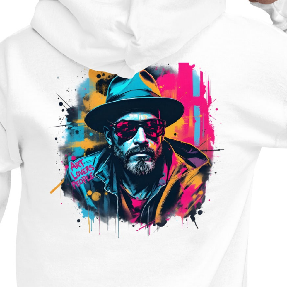 Unisex Twin print gravy Ai style art lover Hoodie