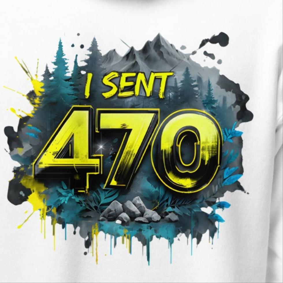 Youth Yellow I sent the 470 trail Heavy blend hoodie