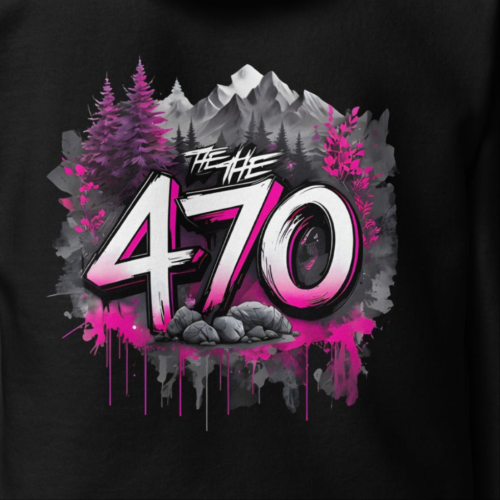 Men's purple graffiti style I sent The 740 Trail premium Hoodie