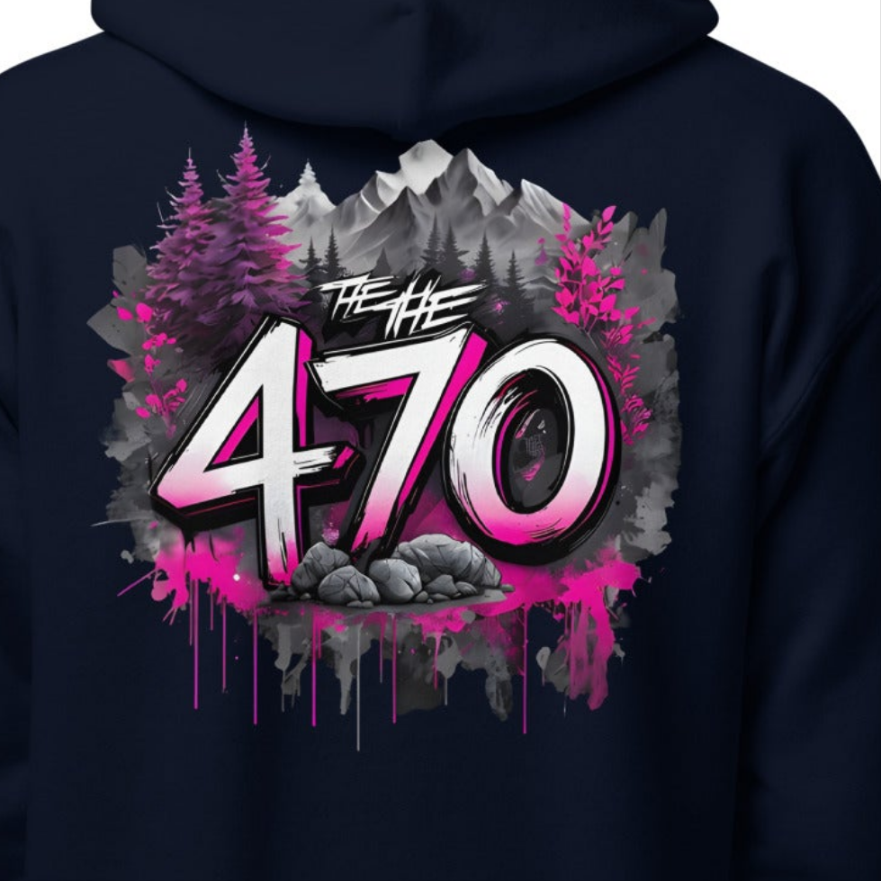 Youth Graffiti style 470 trail  heavy blend hoodie