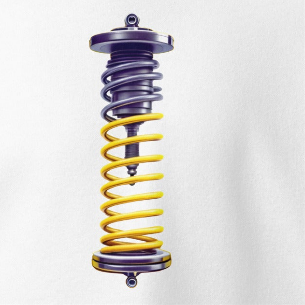 Unisex DH Coil suspension twin print Premium Hoodie