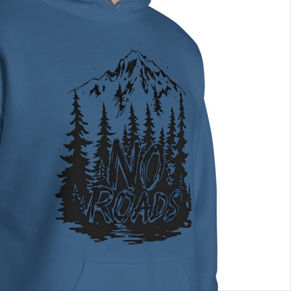 Unisex No roads adventure classic Hoodie