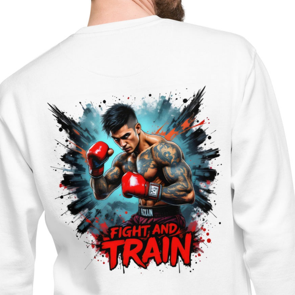 Unisex oversize Fight and train kickboxer Premium Sweatshirt