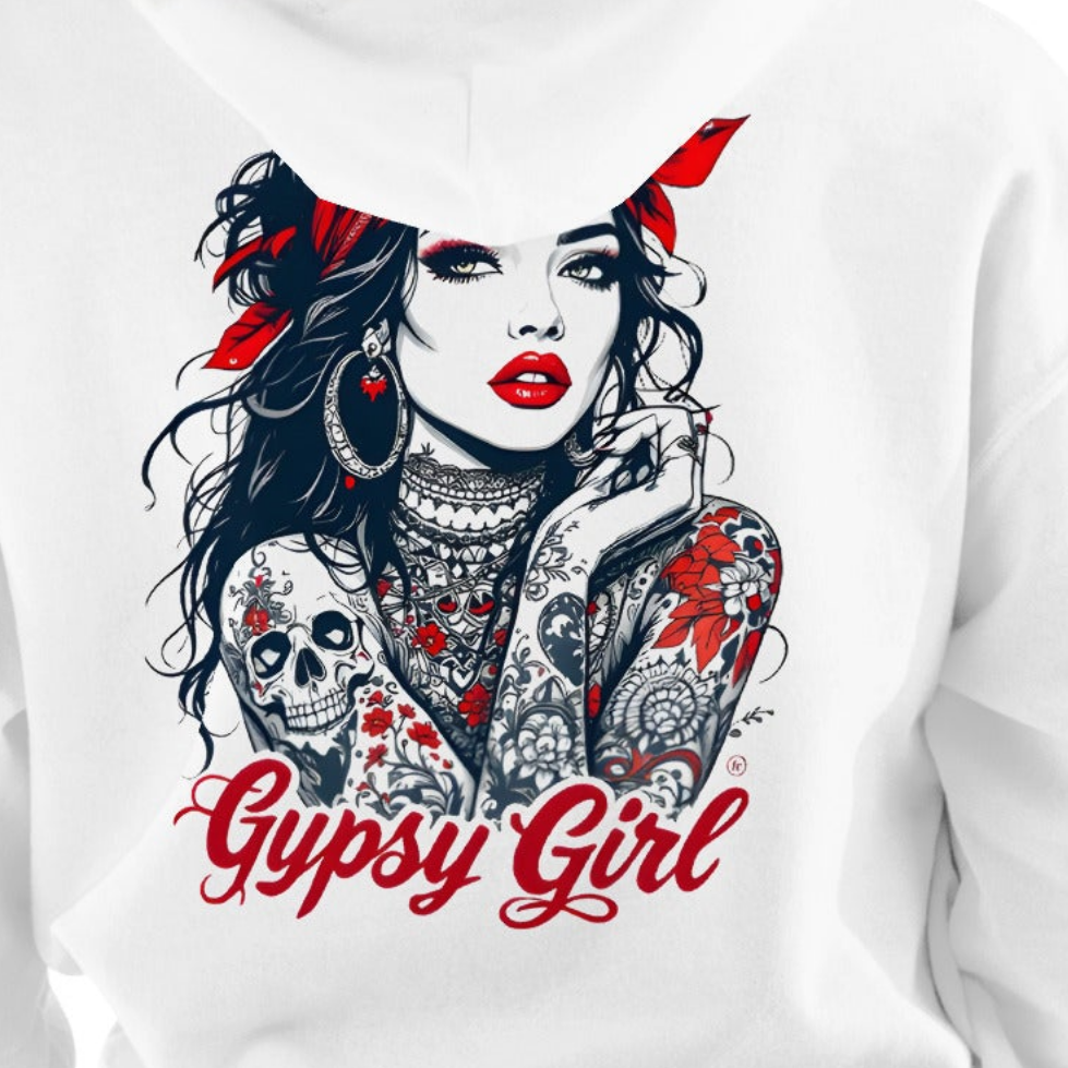 Unisex Gypsy girl illustration Hoodie