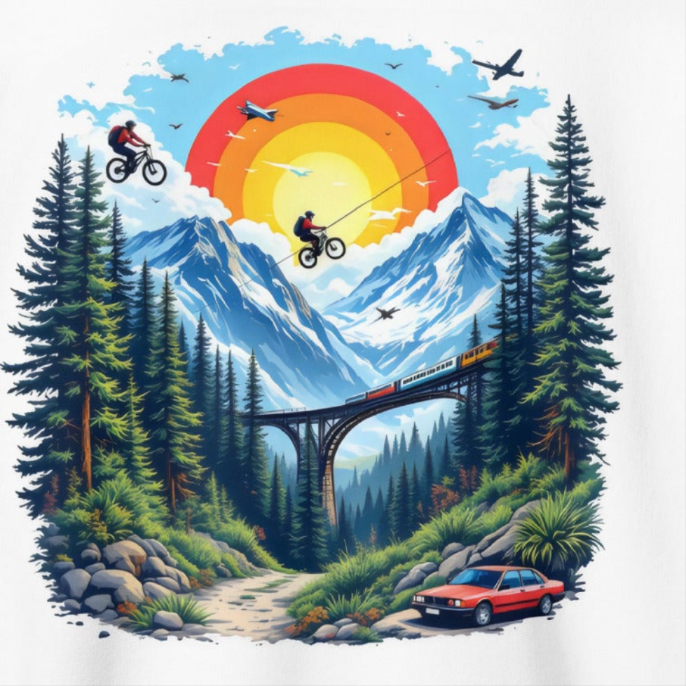 Unisex Life Adventure heavy blend zip hoodie