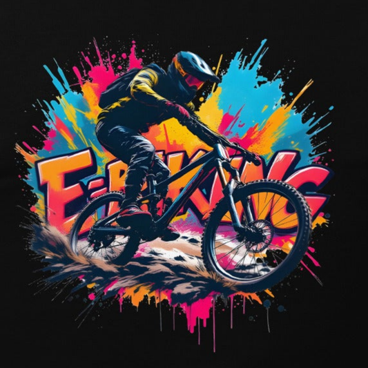 Unisex E-bike graffiti art Hoodie