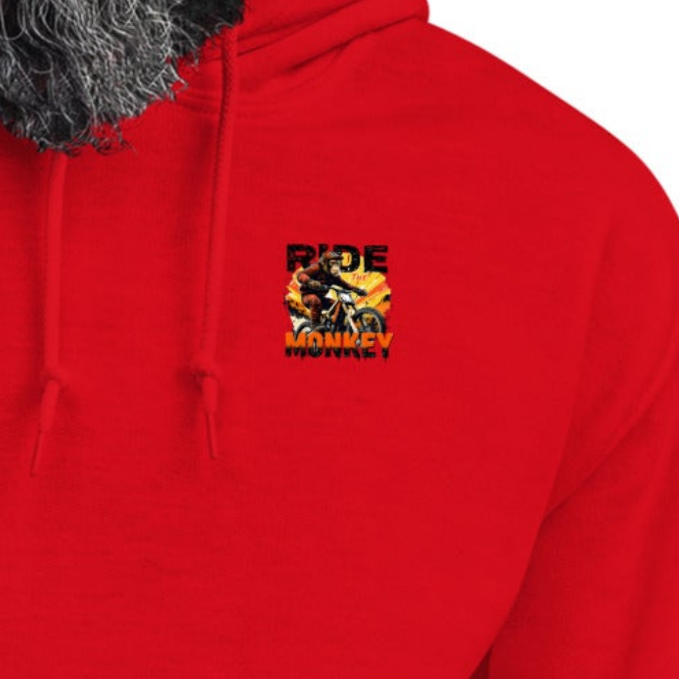 Unisex Ride the Monkey MTB Stylish classic Hoodie