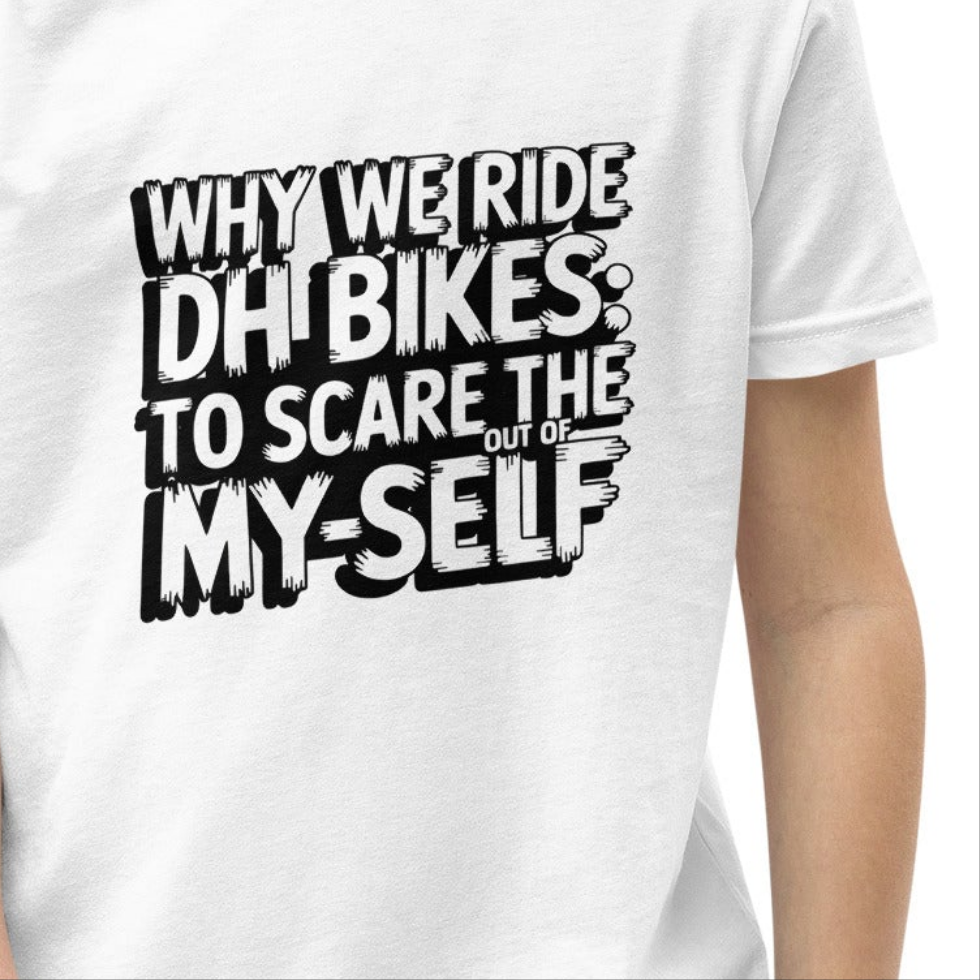 youth why we ride dh bikes Short Sleeve T-Shirt