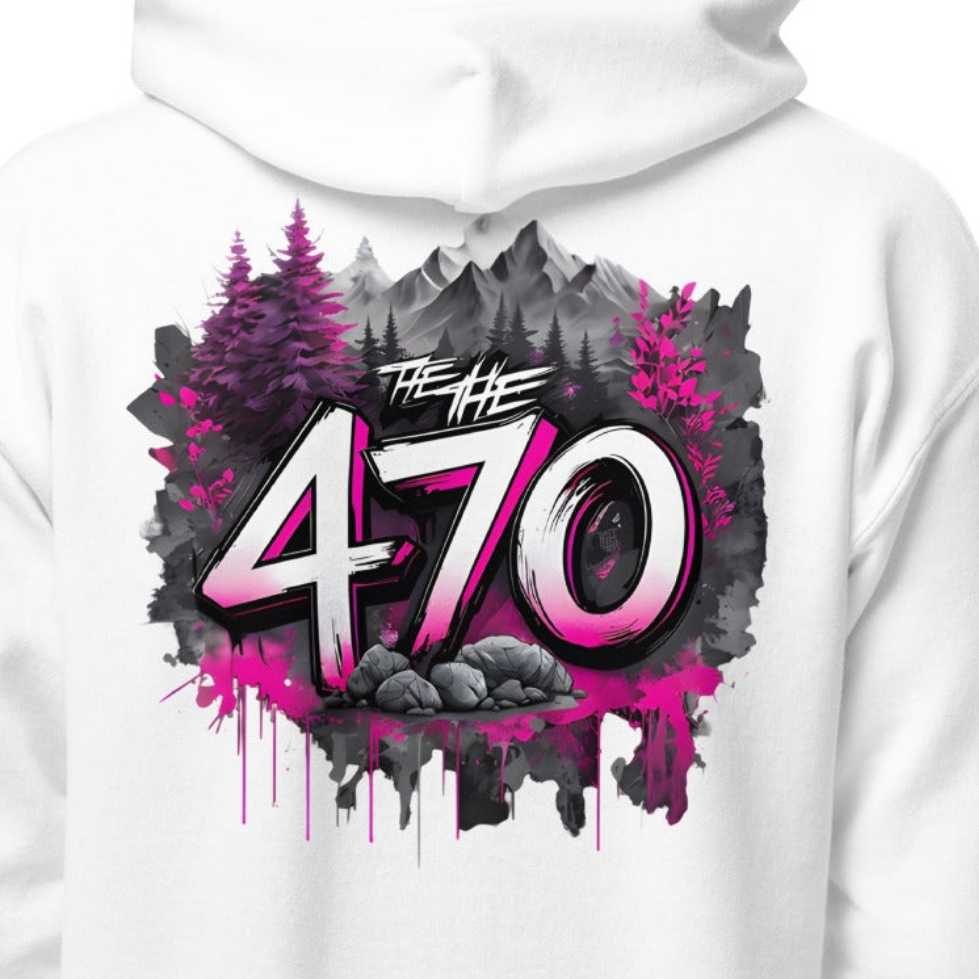 Youth Graffiti style 470 trail  heavy blend hoodie