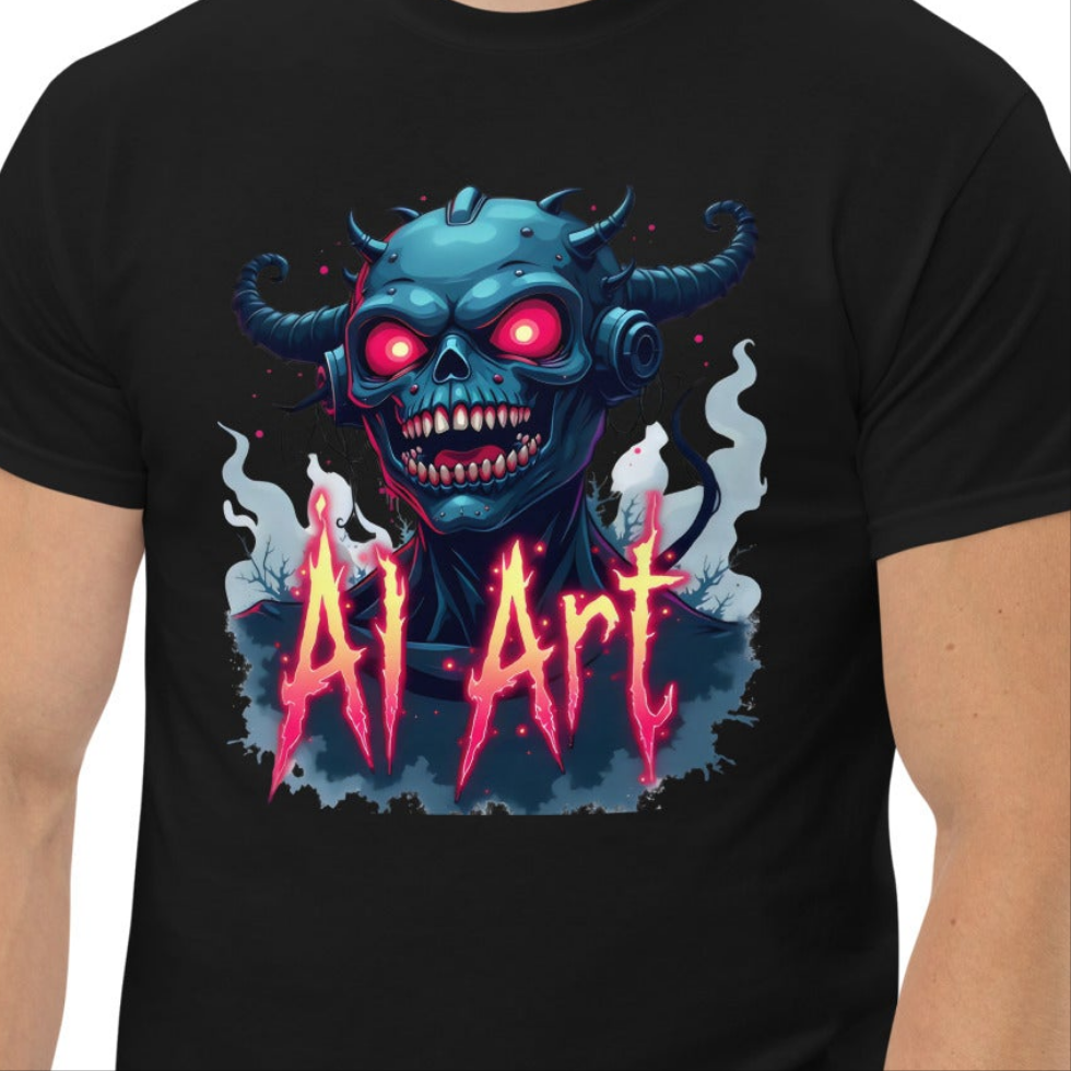 Unisex Monster AI art classic tee