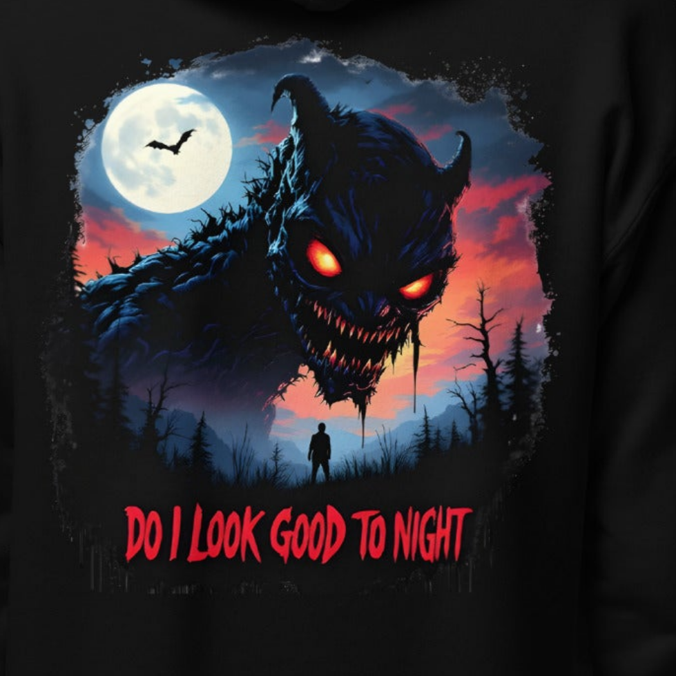 Youth Unisex Do I look good tonight Halloween heavy blend hoodie