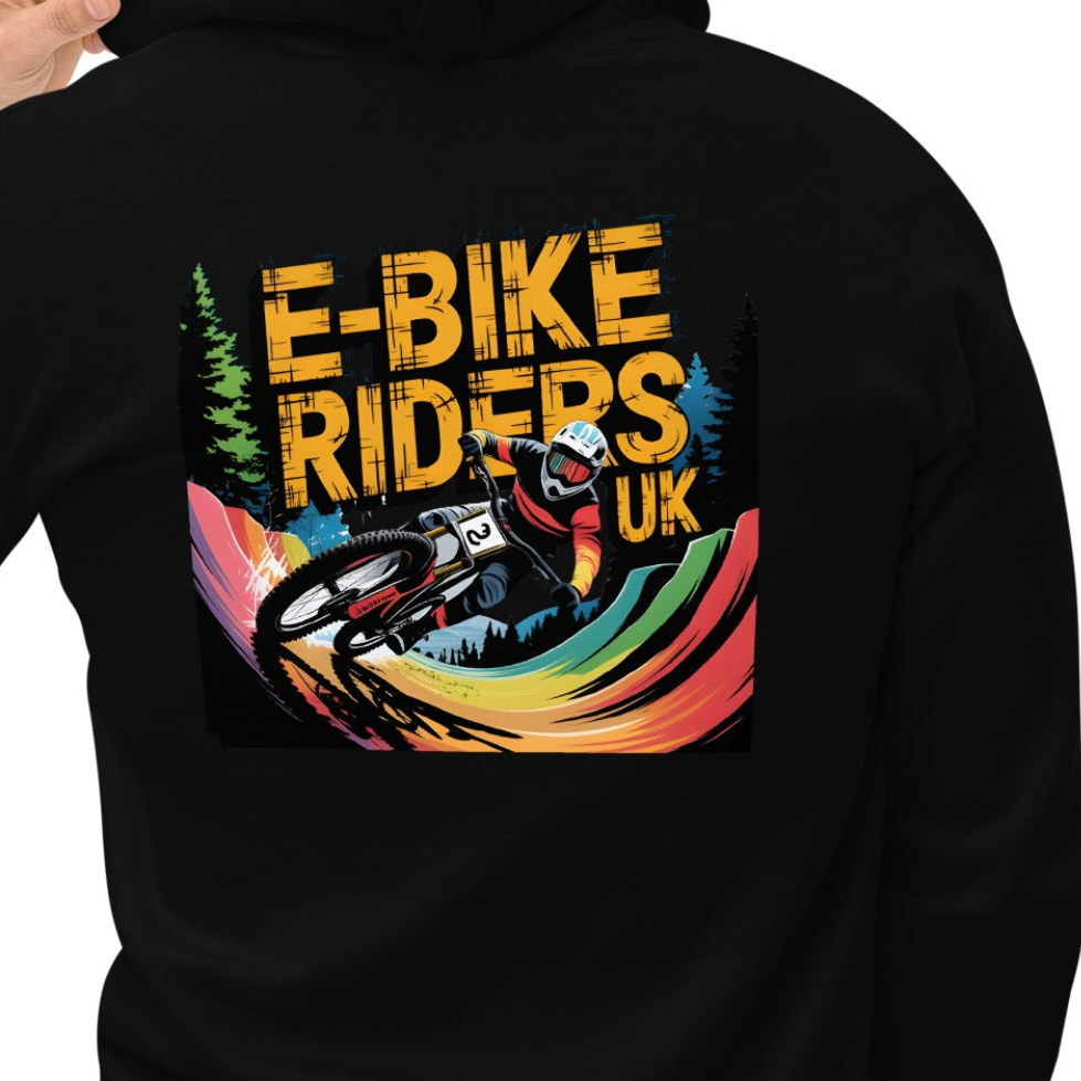 Unisex E-bike riders U K Series 2 Hoodie
