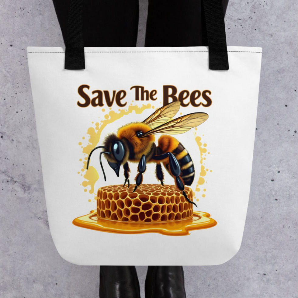 Tote Save the bees bag