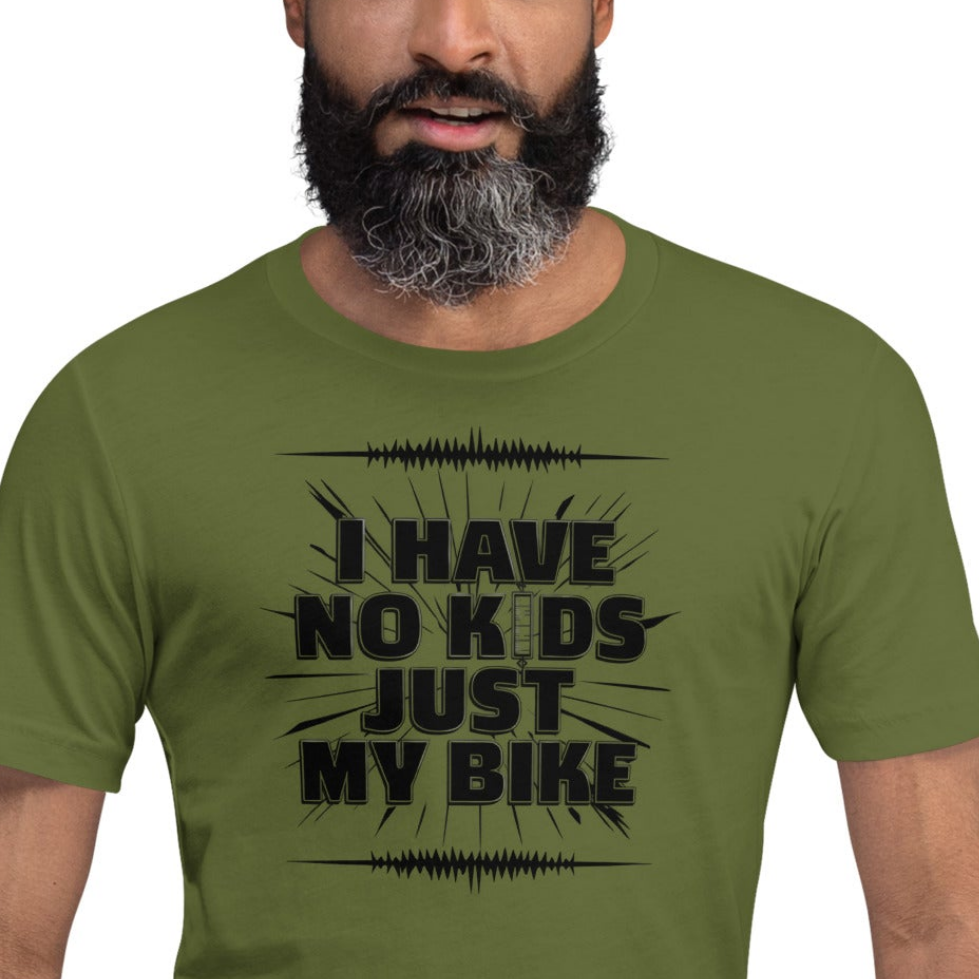 MEN'S I HAVE ON KIDS JUST MY BIKE Stylish classic t-shirt