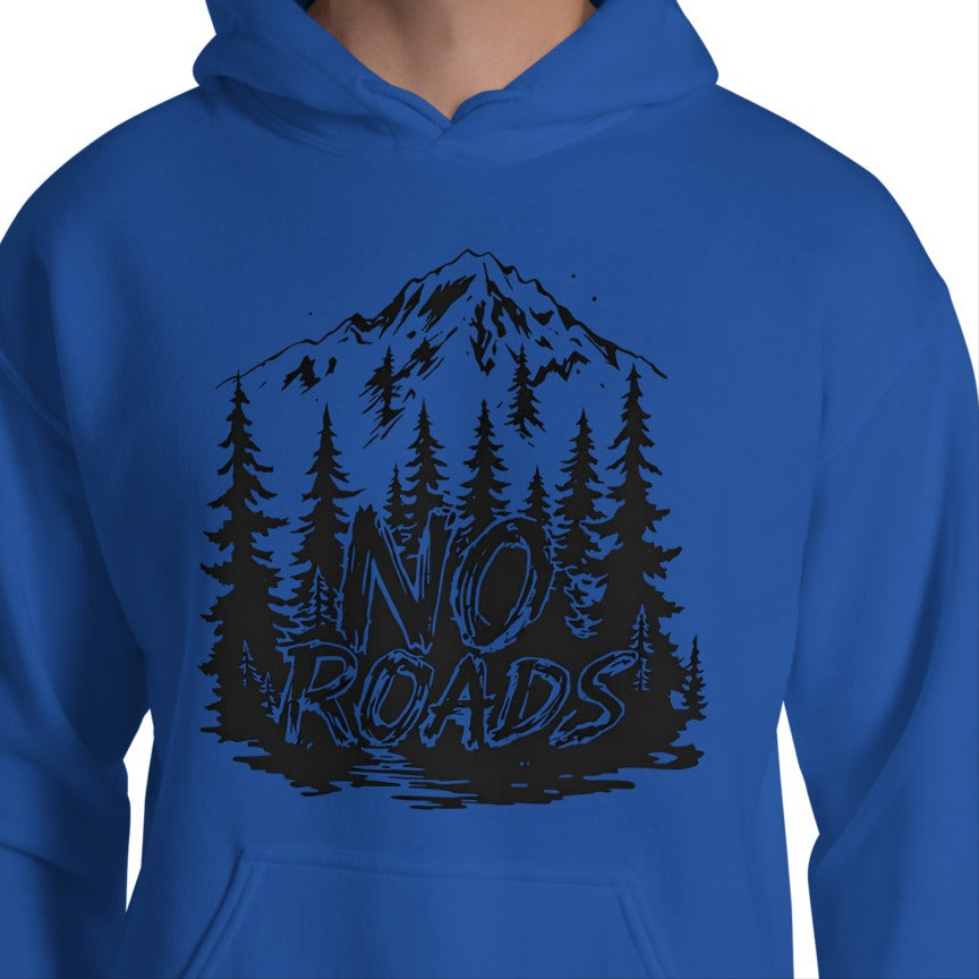Unisex No roads adventure classic Hoodie
