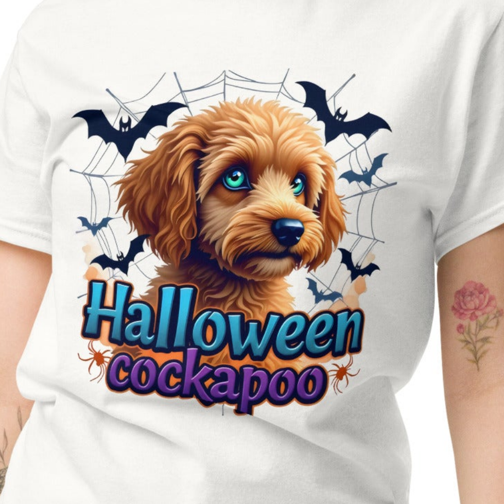 Unisex Halloween cockapoo blue eyed series 2 classic tee