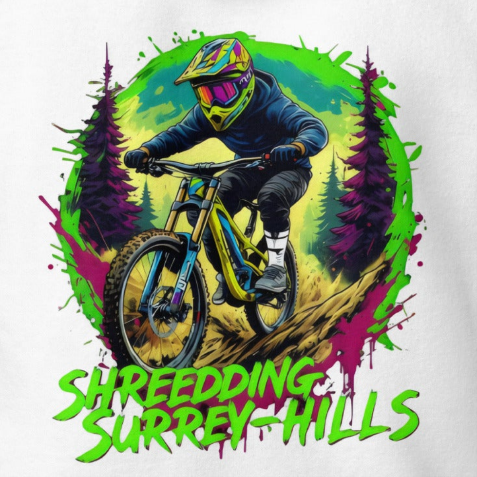 Unisex Shredding the Surrey Hills Premium Hoodie