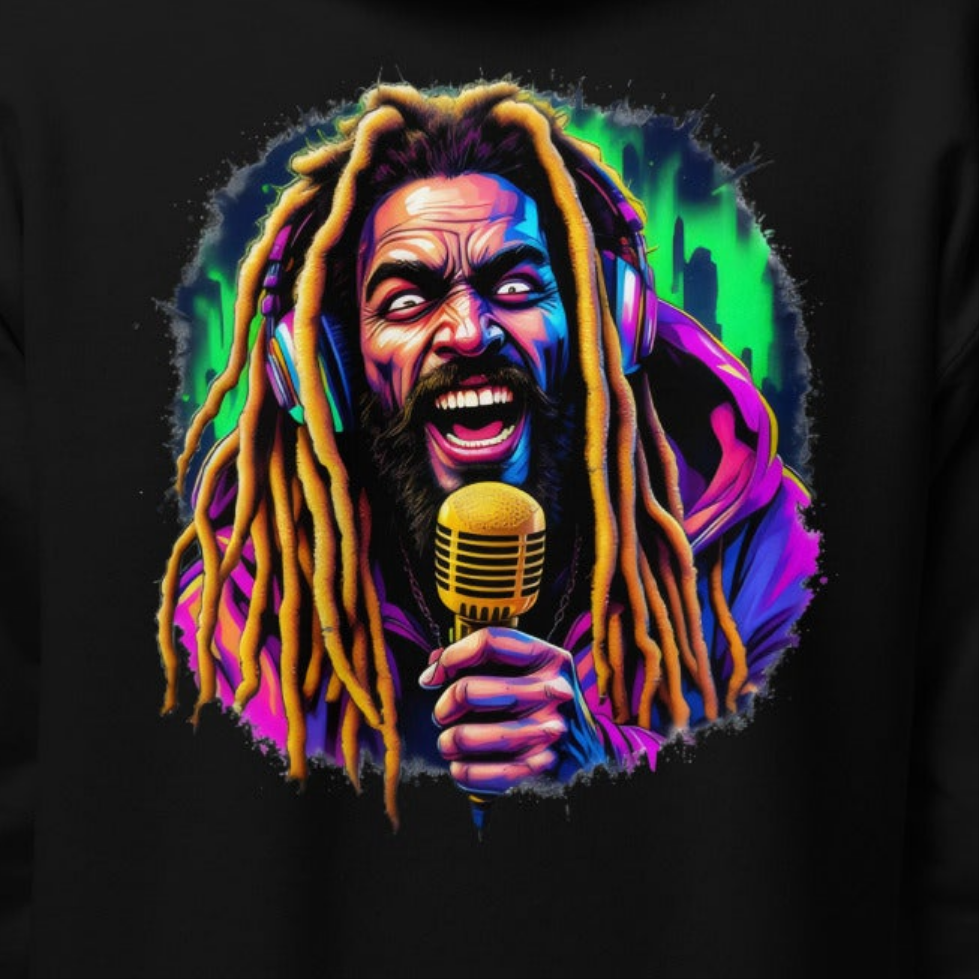 Youth Unisex Golden Mic Blonde dreadlock roster heavy blend hoodie