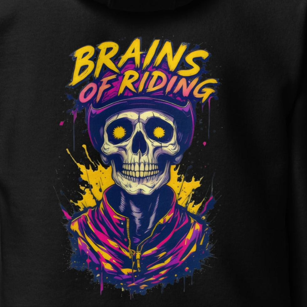 Unisex Brain's rider Front & rear print Premium Hoodie