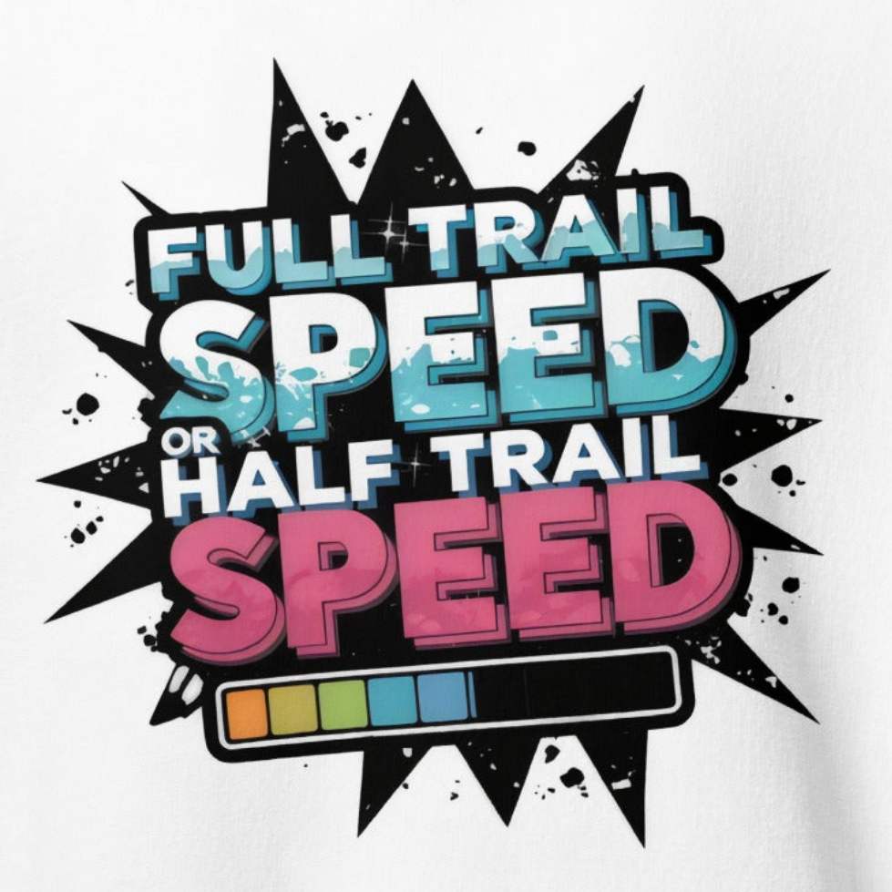 Unisex Full trail speed or half trowel speed twin print Hoodie