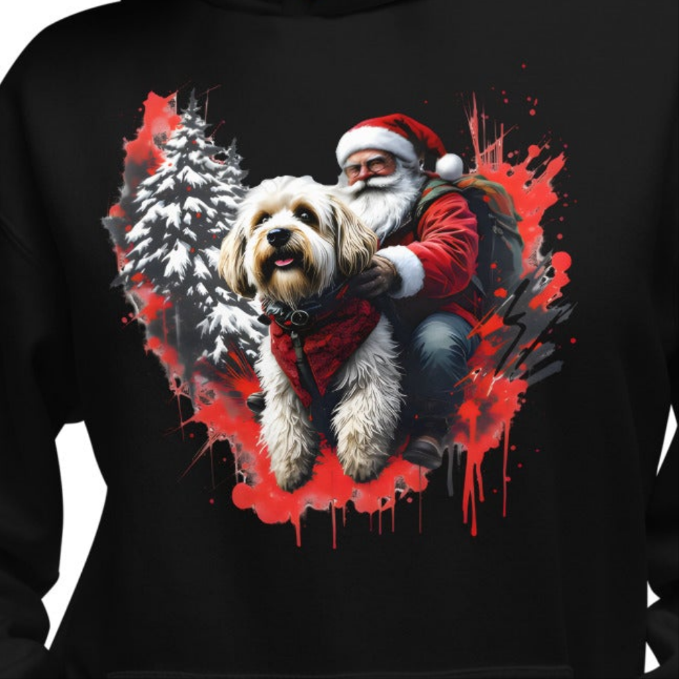 Unisex Twin print Christmas delivery Premium Hoodie