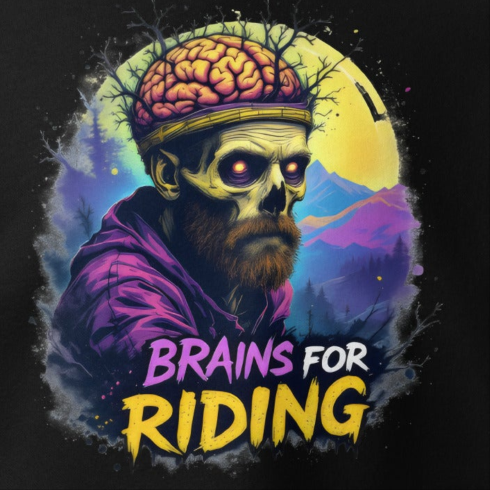 Unisex Brain's rider Front & rear print Premium Hoodie