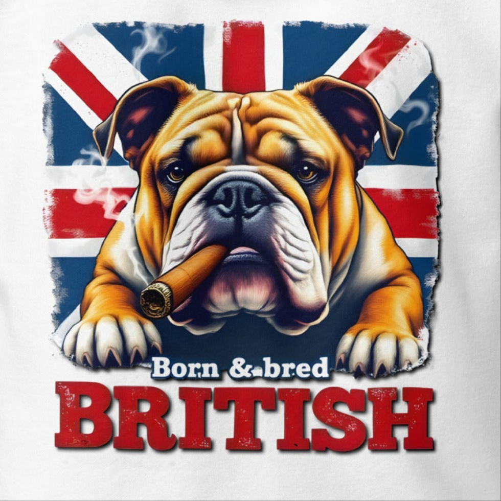 Unisex British born & bred Premium Hoodie