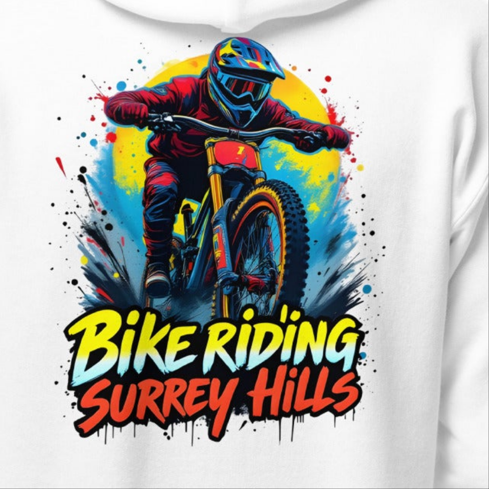 Youth Unisex bike riding Surrey Hills heavy blend hoodie