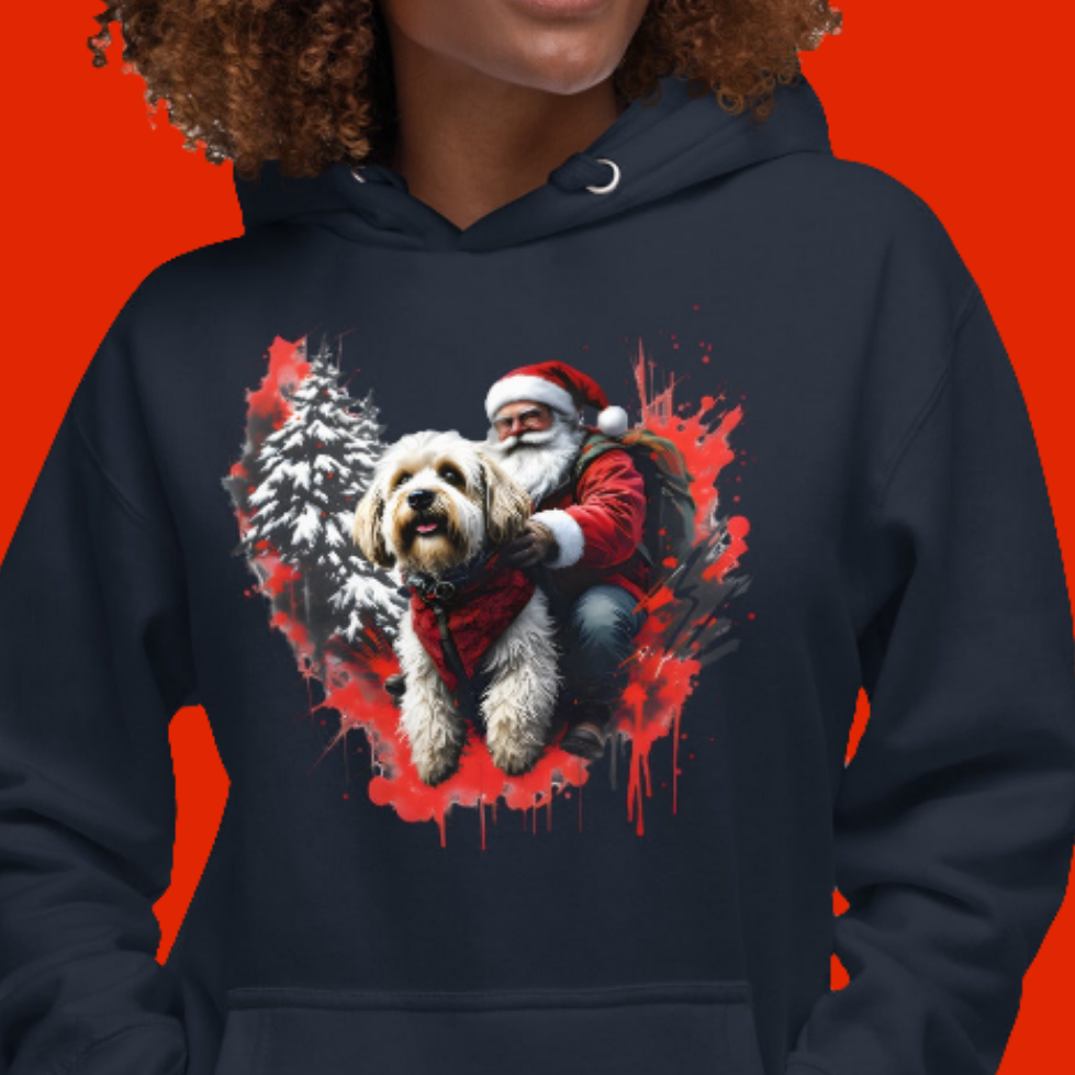 Unisex Twin print Christmas delivery Premium Hoodie