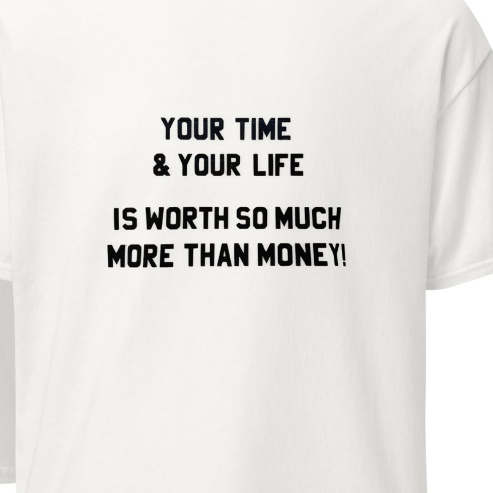 Unisex text only Life encouragement classic tee