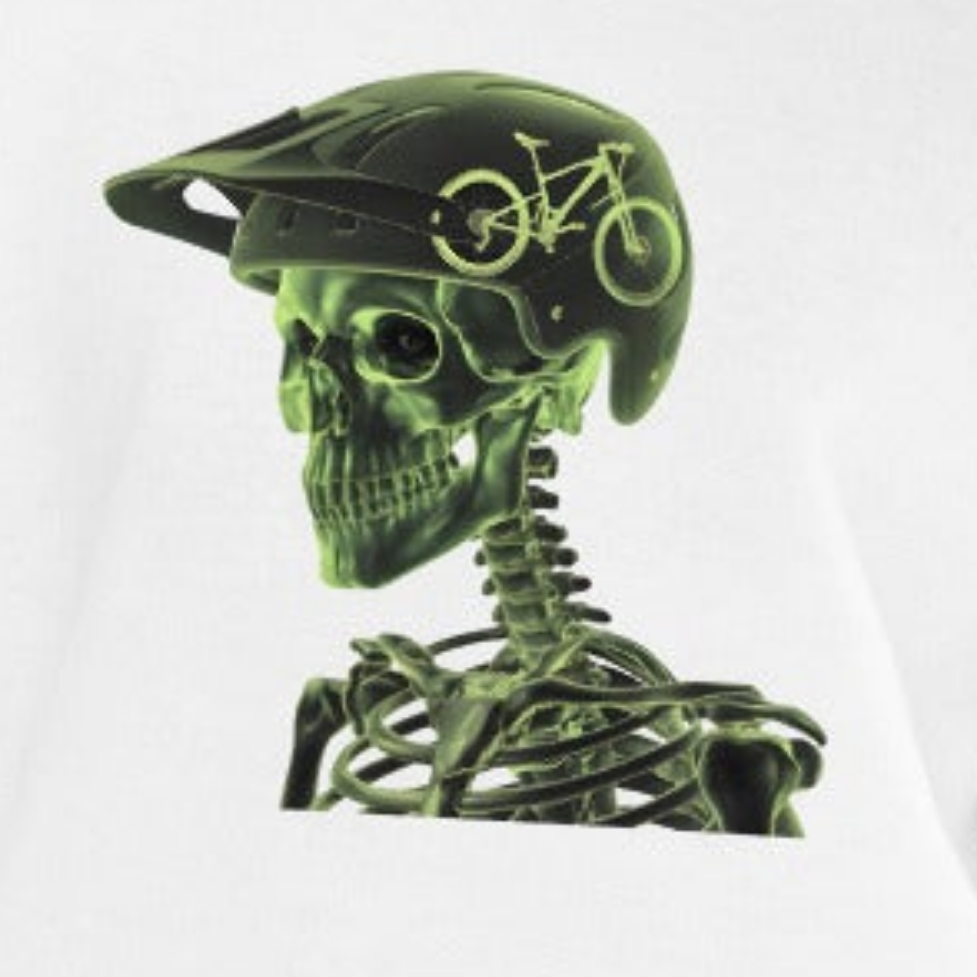 Youth Unisex Skull brains riders crewneck sweatshirt