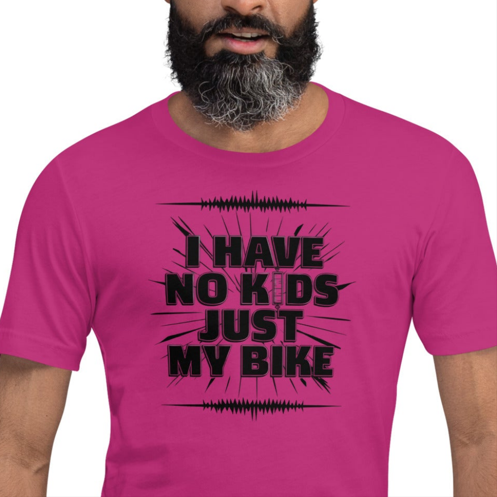MEN'S I HAVE ON KIDS JUST MY BIKE Stylish classic t-shirt