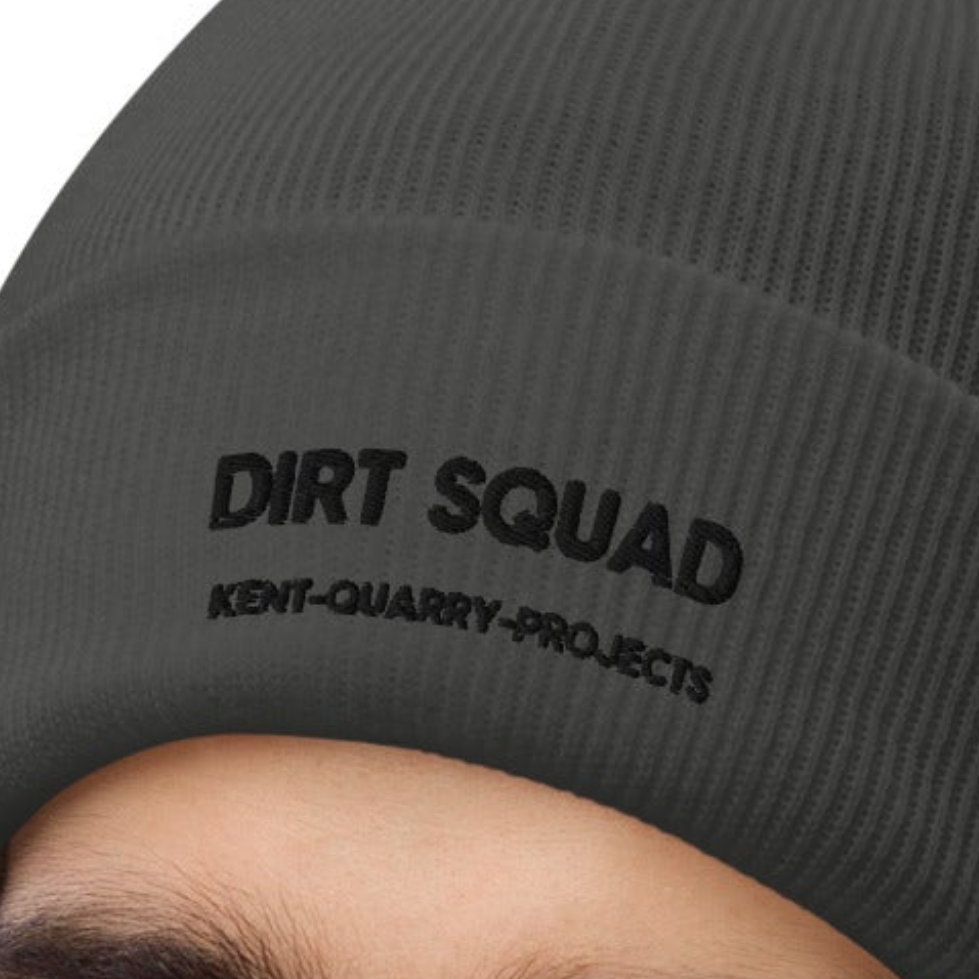 Pom Unisex Kent Quarry Project Dirt Squad pom beanie