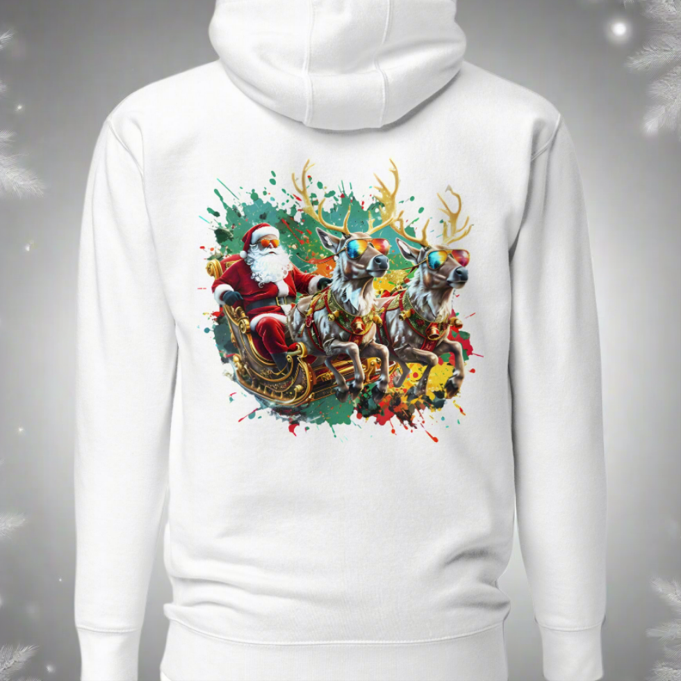 Unisex Double Print Santa's crew premium Hoodie