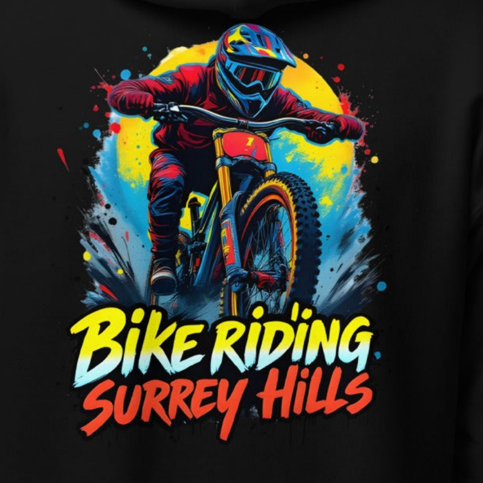 Youth Unisex bike riding Surrey Hills heavy blend hoodie
