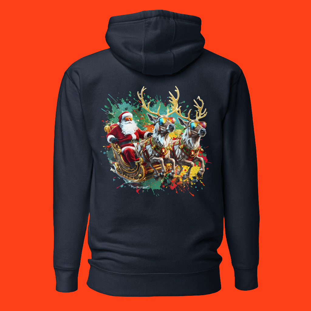 Unisex Double Print Santa's crew premium Hoodie