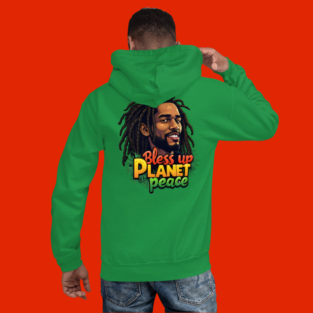 Unisex bless up Planet piece 2 classic Hoodie