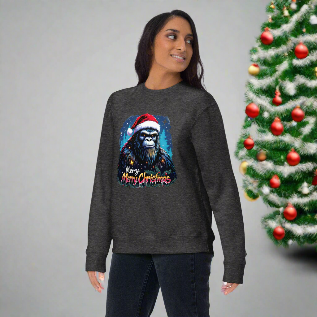 Unisex Merry Christmas Bigfoot series Premium Sweatshirt