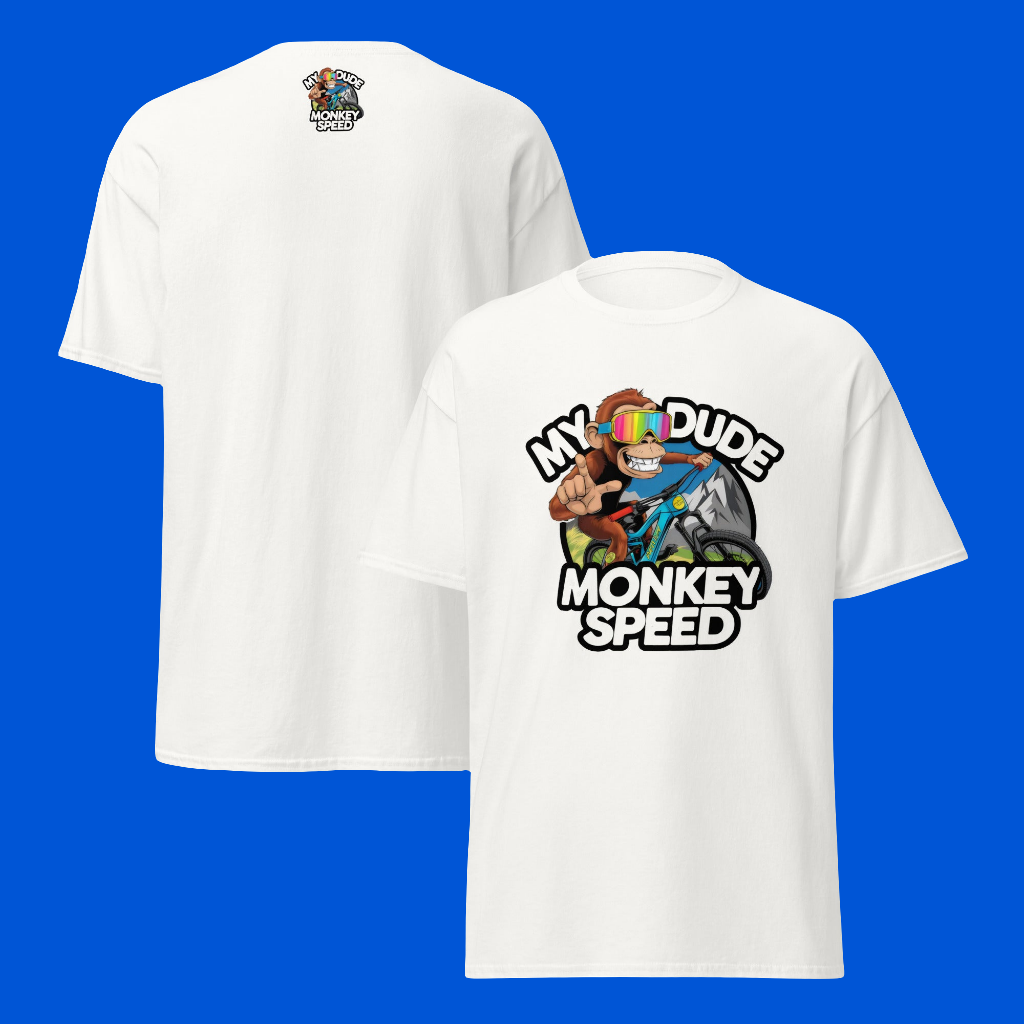 Unisex Monkey speed mtb classic tee
